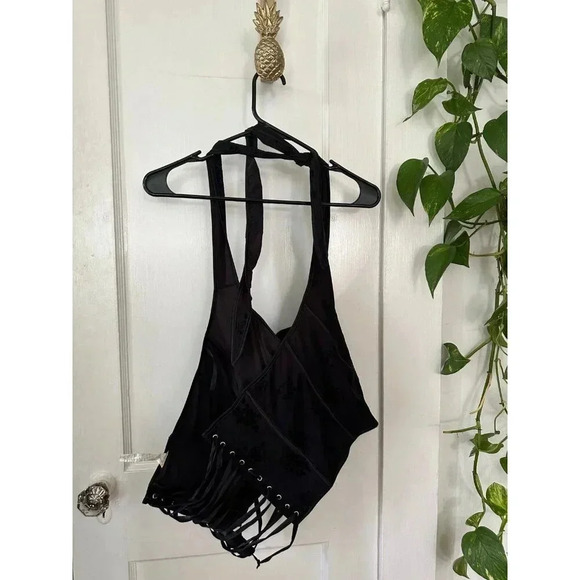 Women’s size 1x-large black corset top - Picture 6 of 8